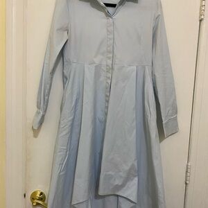 COS Light Blue Midi Dress